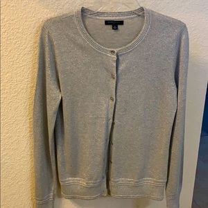 Banana Republic Silver Cardigan
